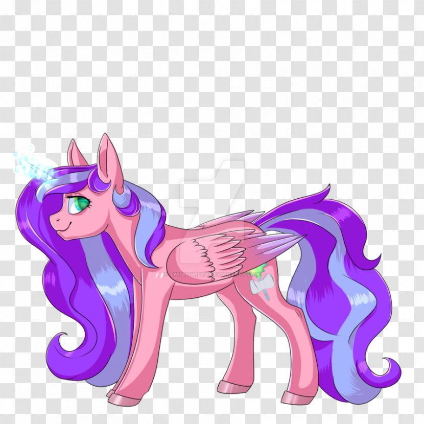 Pony Unicorn Mane Cartoon - Pink Transparent PNG