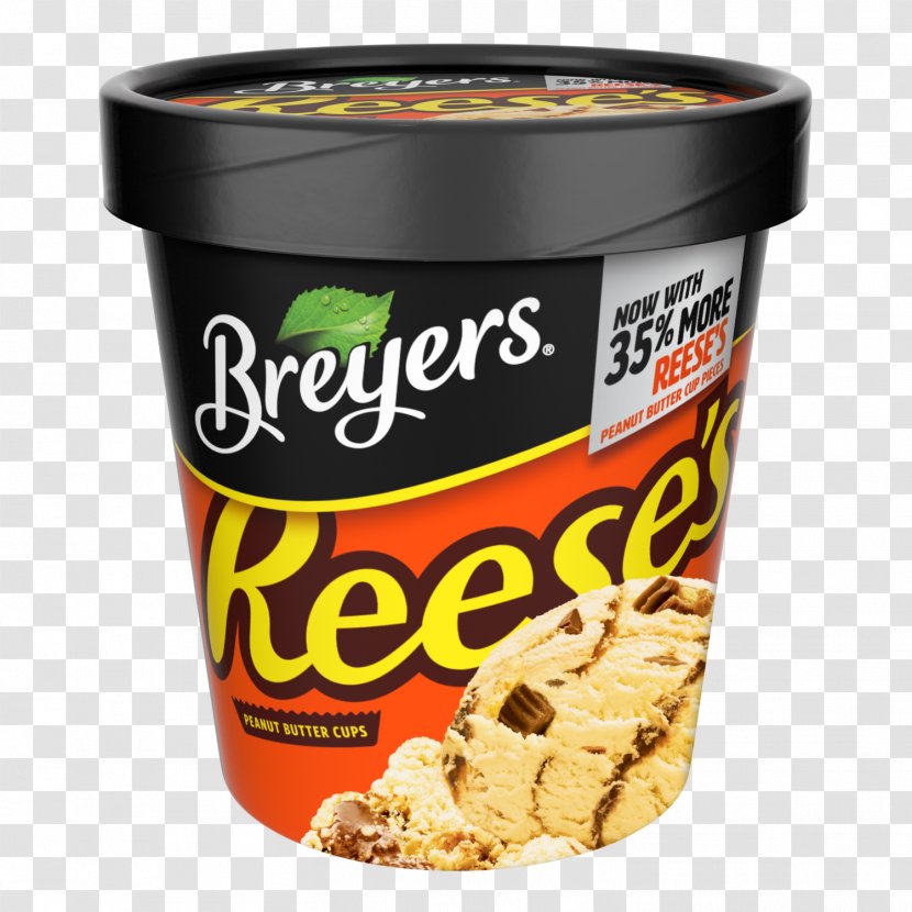 Breyers Ice Cream Reese's Peanut Butter Cups Dairy Products Transparent PNG