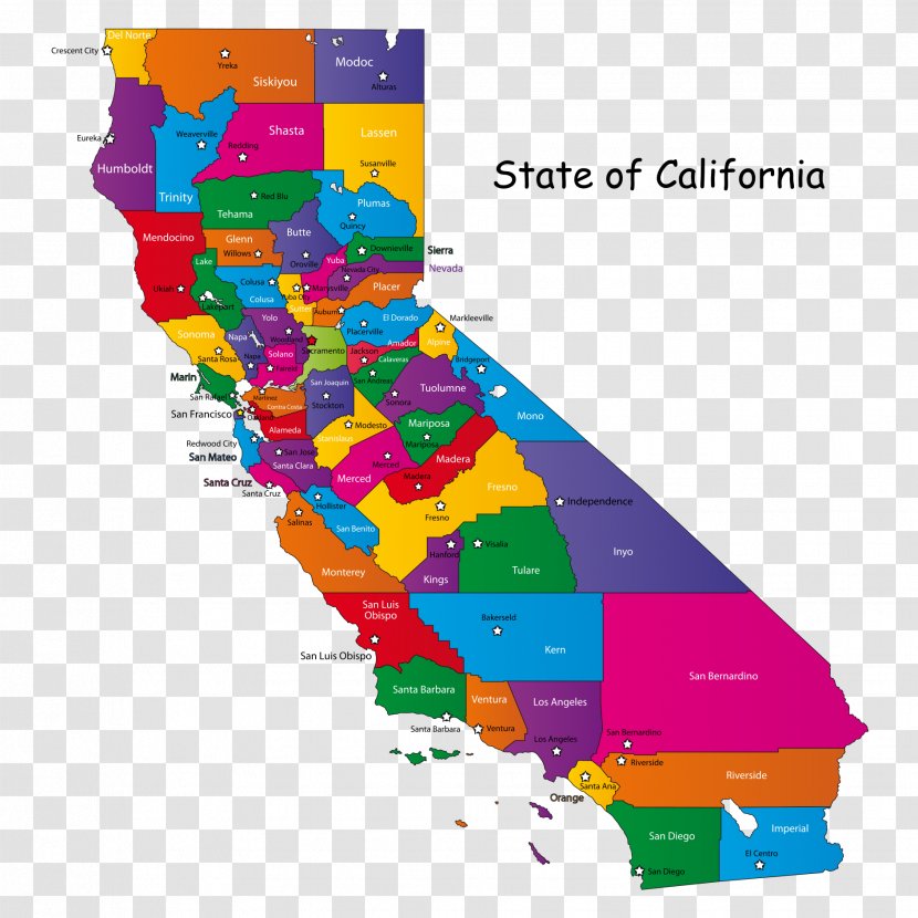 California Home Care Service Health Medi-Cal - Map Transparent PNG