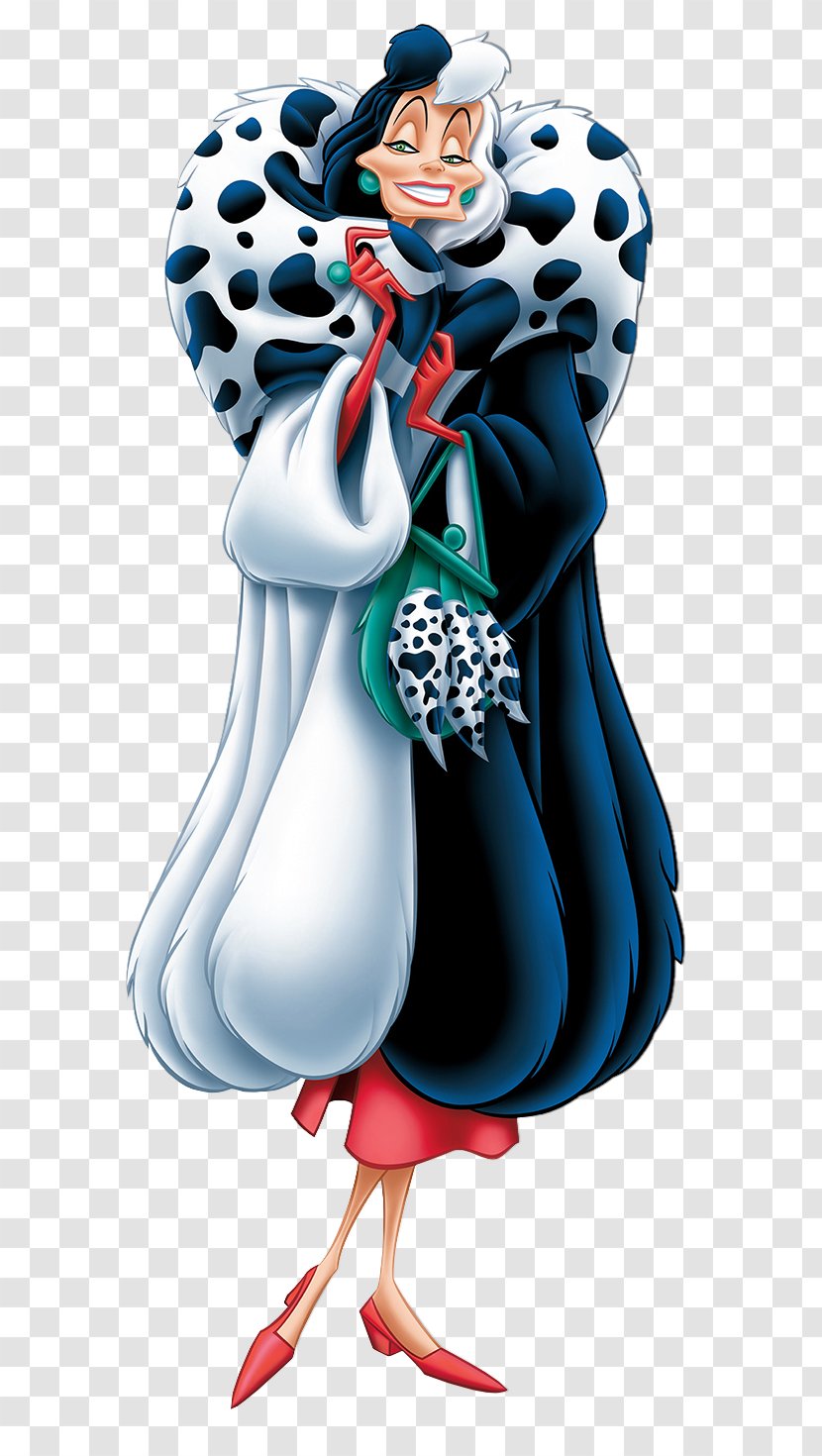 Cruella De Vil Jasper The 101 Dalmatians Musical Dalmatian Dog Captain Hook - Flower - Heart Transparent PNG