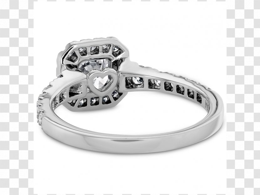 Engagement Ring Princess Cut Jewellery Diamond - Hearts On Fire Transparent PNG