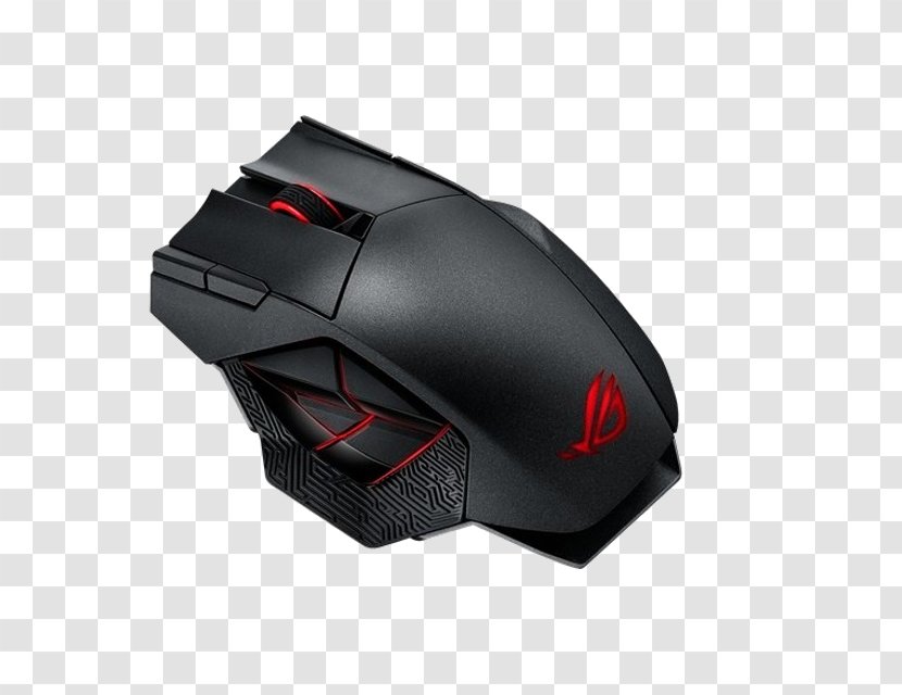 Gaming Mouse ROG Spatha Computer Asus Button Pelihiiri - Motorcycle Accessories Transparent PNG