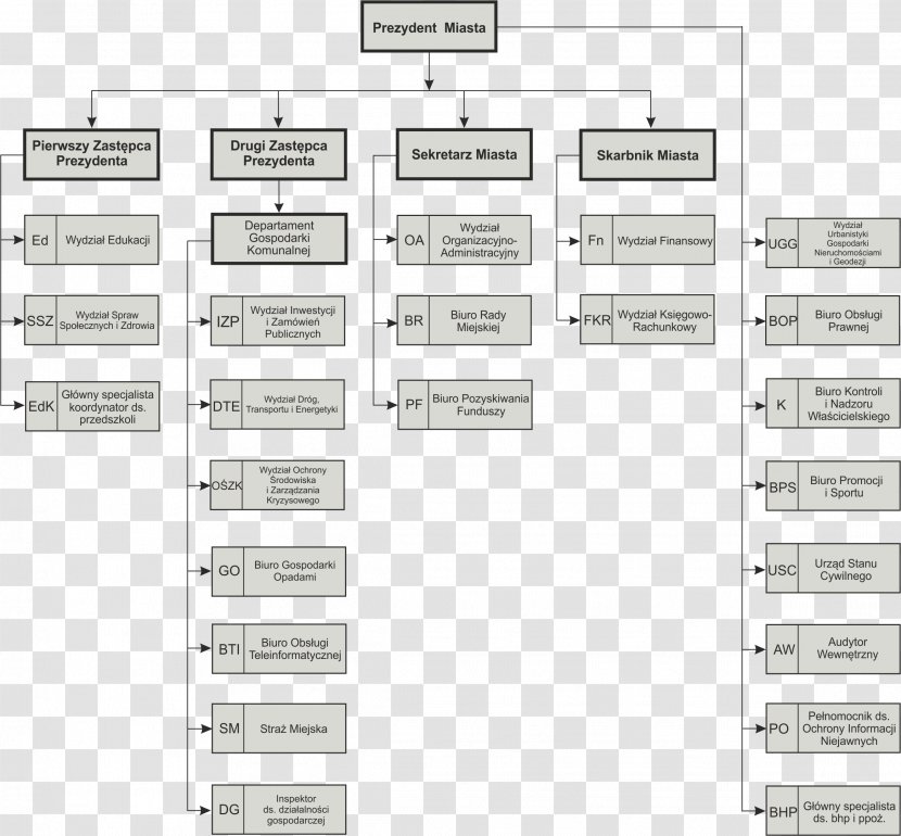 Mielec Organizational Structure Chart - Ministry - Promoción Transparent PNG