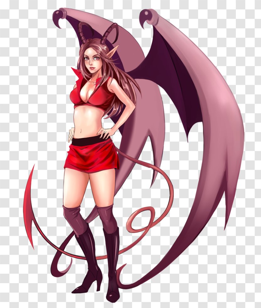 Demon Succubus Incubus Naamah Drawing - Cartoon Transparent PNG