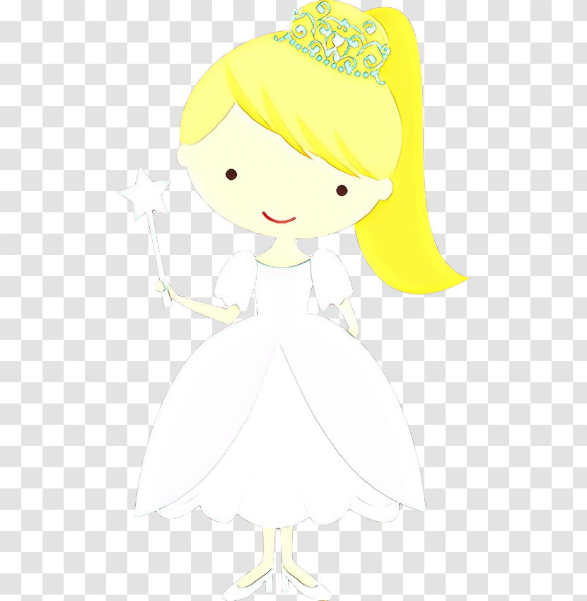 Cartoon Yellow Costume Design Child Art Smile Transparent PNG