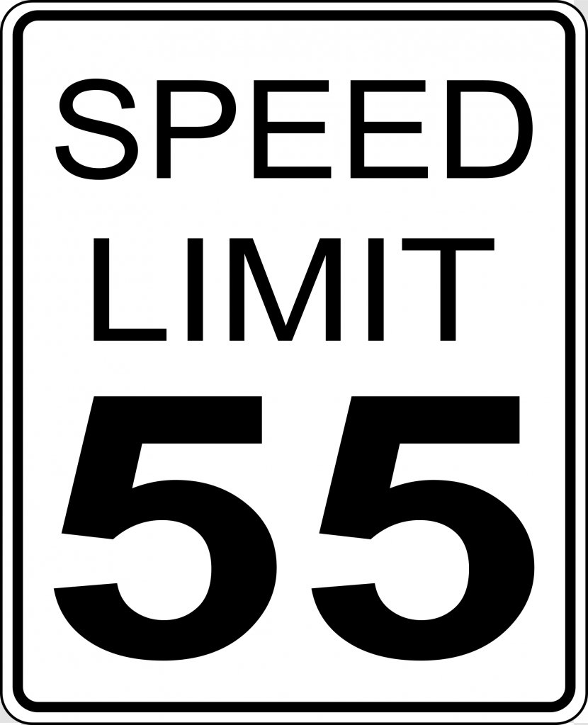 Advisory Speed Limit Traffic Sign - Street Transparent PNG