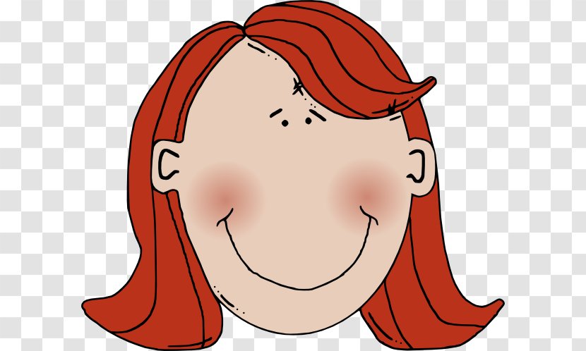 Red Hair Clip Art - Cartoon - Blonde Haired Cliparts Transparent PNG