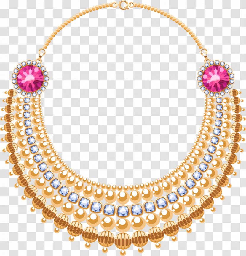 Necklace Stock Photography Gemstone Chain - Ruby - Dazzling Jewelry Diamond Transparent PNG
