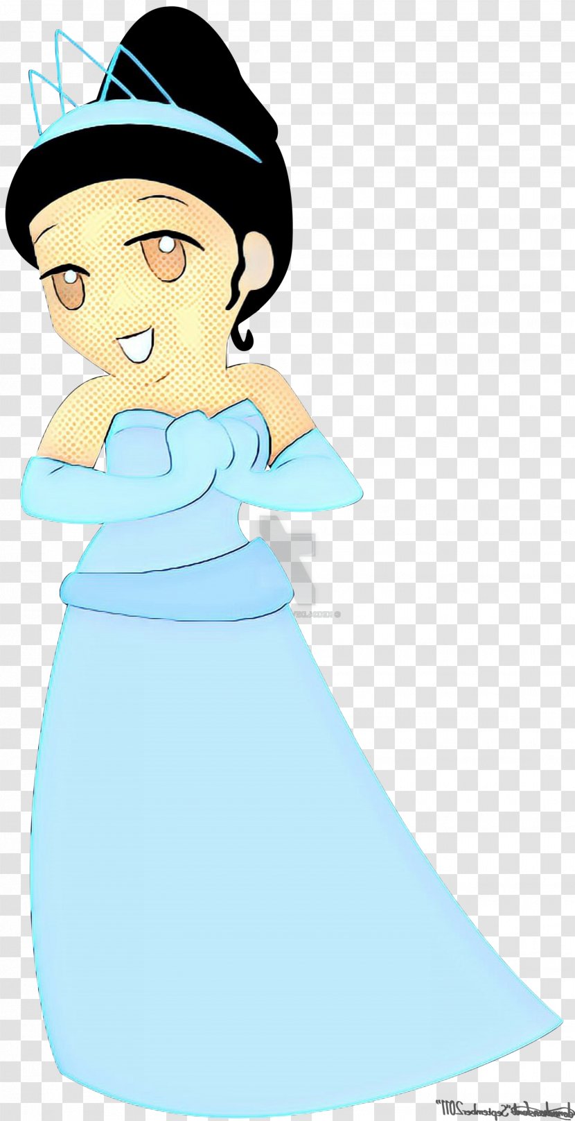 Girl Cartoon - Vintage - Black Hair Gesture Transparent PNG