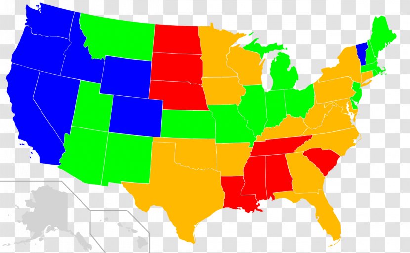 United States Presidential Election, 2012 Map Political Party - According Transparent PNG