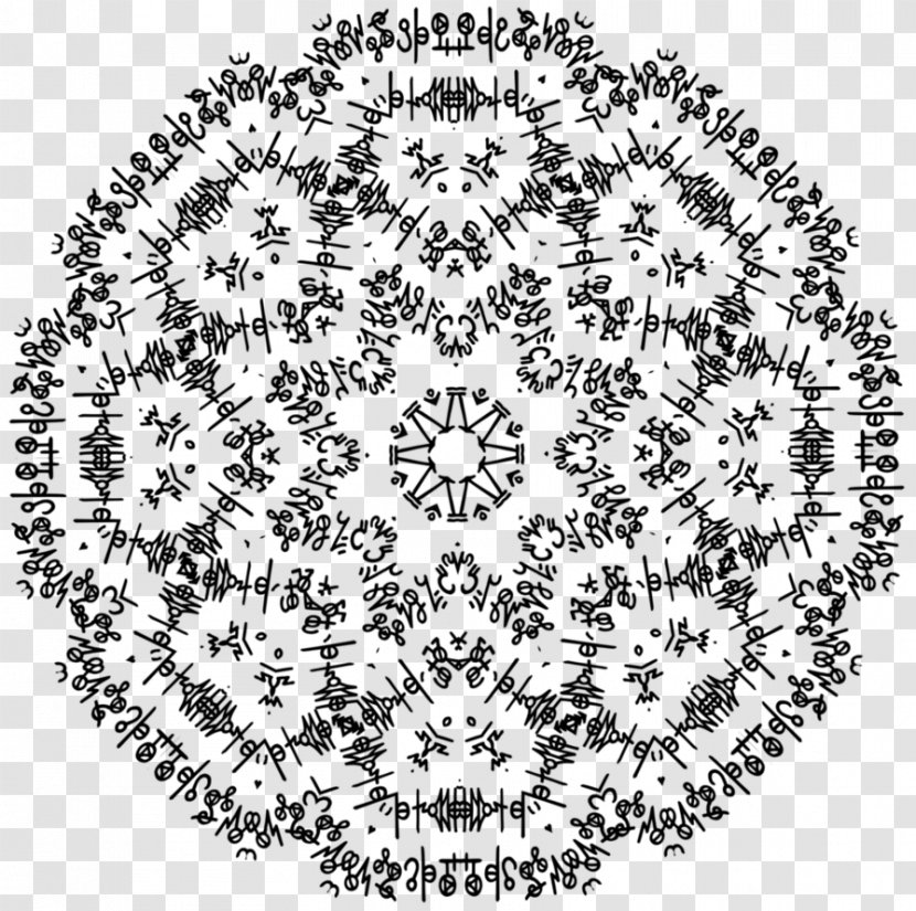 Doily Place Mats Circle Symmetry Pattern - Point Transparent PNG