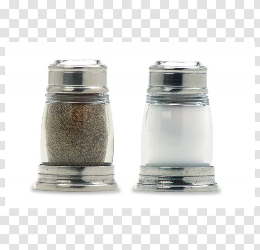 Salt And Pepper Shakers Black Glass Ceramic - Tin Transparent PNG