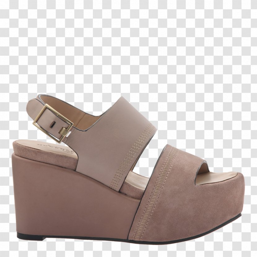 Sandal Shoe Wedge Taupe Fashion - Heart Transparent PNG