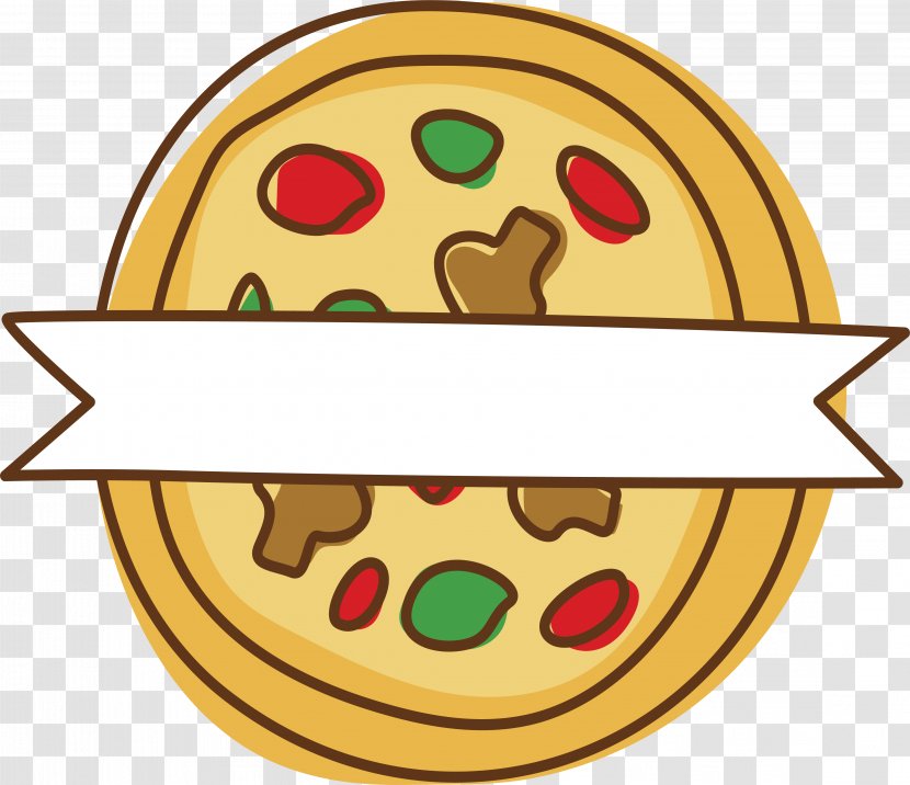 Pizza European Cuisine Food - Label Design Transparent PNG