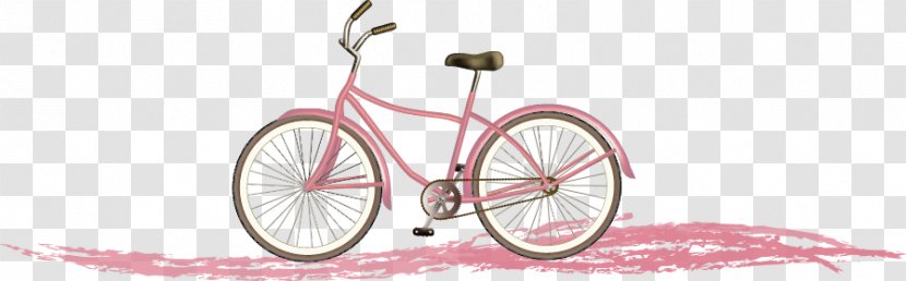 Bicycle Wheel Pink Tree - Dream Bike Transparent PNG