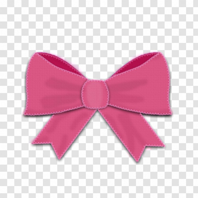 Necktie Bow Tie Ribbon Bun Magenta - Flower Album Transparent PNG