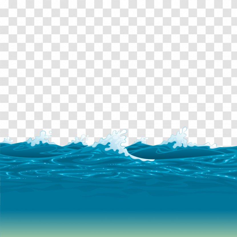 Ocean Sea Level Water Resources Wallpaper - Turquoise - Stormy Transparent PNG