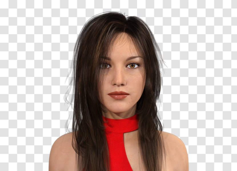 Layered Hair Avatar Chatbot 3D Computer Graphics - Internet Bot Transparent PNG