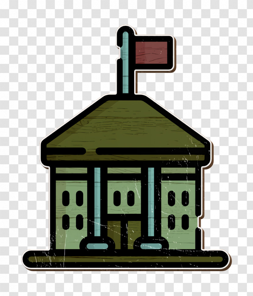 City Elements Icon Government Icon Government Buildings Icon Transparent PNG