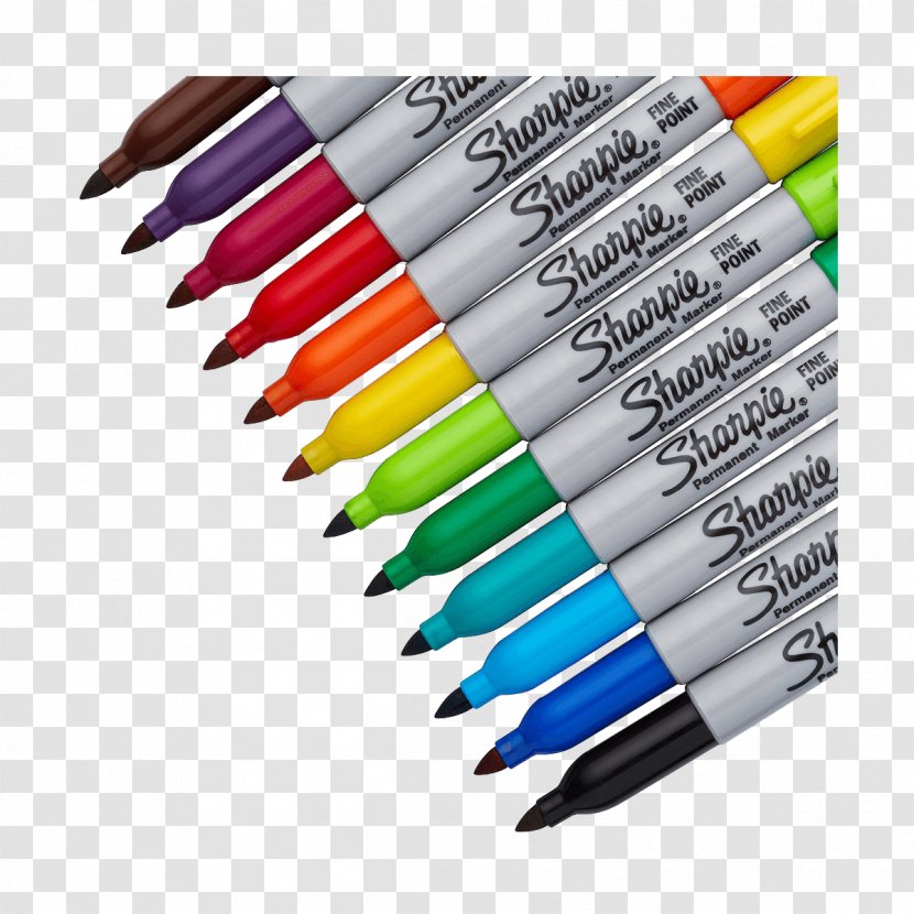 Paper Sharpie Fine Permanent Marker Pen - Prismacolor - Purple Transparent PNG