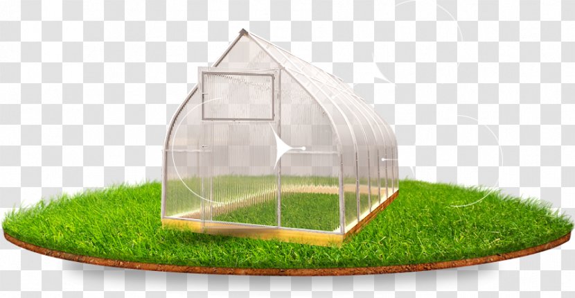 Greenhouse Cold Frame Polycarbonate Canopy Master Teplitz Kaluga - Landscape - Grass Transparent PNG