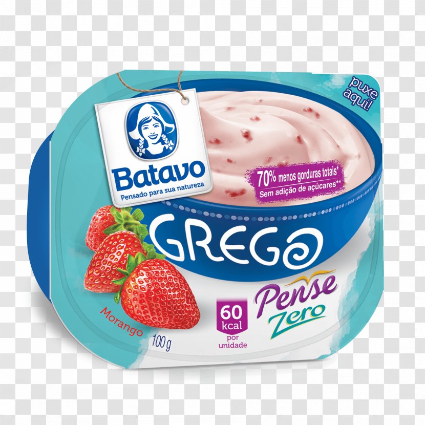 Strawberry Yoghurt Breakfast Batavo Vigor S.A. - Frozen Dessert Transparent PNG