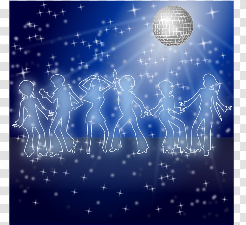 Disco Ball Nightclub - Blue Transparent PNG
