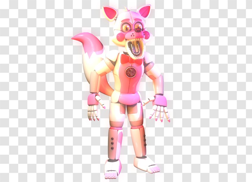 Figurine Character Fiction - Pink - Foxy 2 Transparent PNG