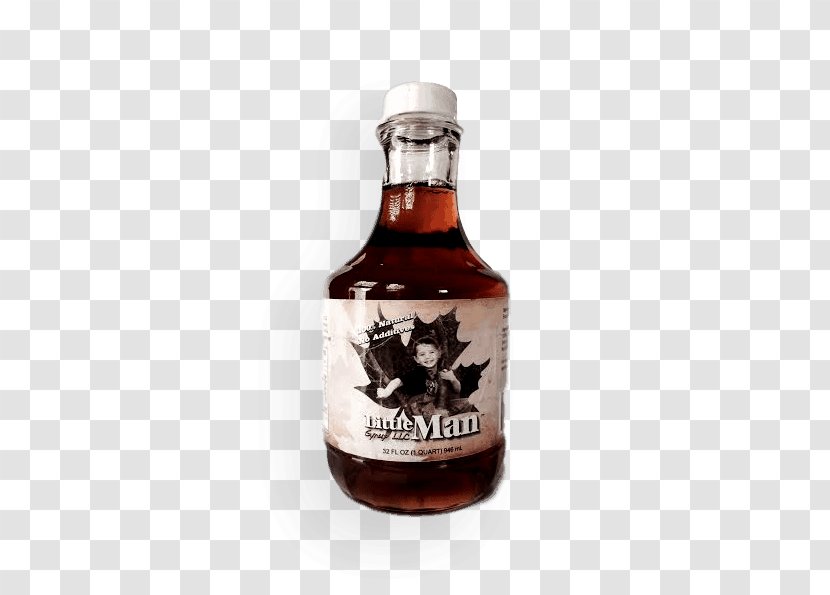 Glass Bottle Liqueur Maple Syrup - Condiment Transparent PNG