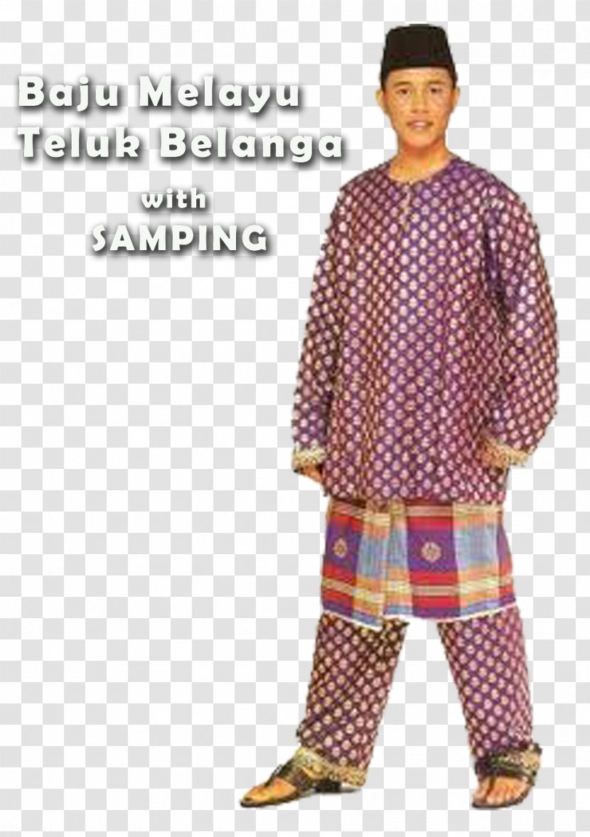 Johor Baju Melayu Kurung Malays Tradisional - Clothing - Traditional Costume Transparent PNG