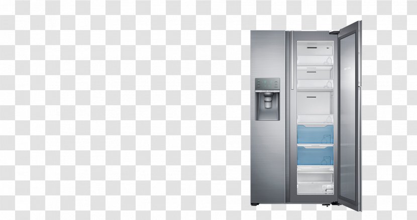 Refrigerator Auto-defrost Samsung Door Refrigeration - Showcase Transparent PNG