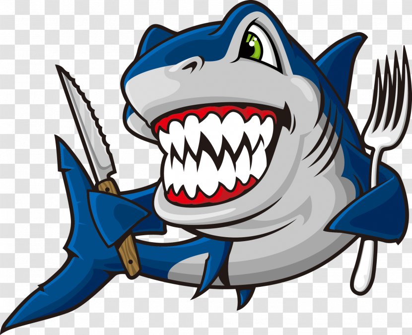 Hungry Shark Evolution World Great White Cartoon - Grill Barbecue Party Transparent PNG