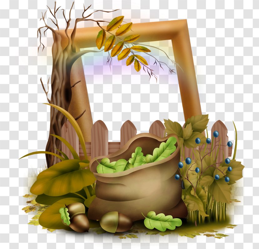 Floral Design - Literature - Autumn Frame Transparent PNG