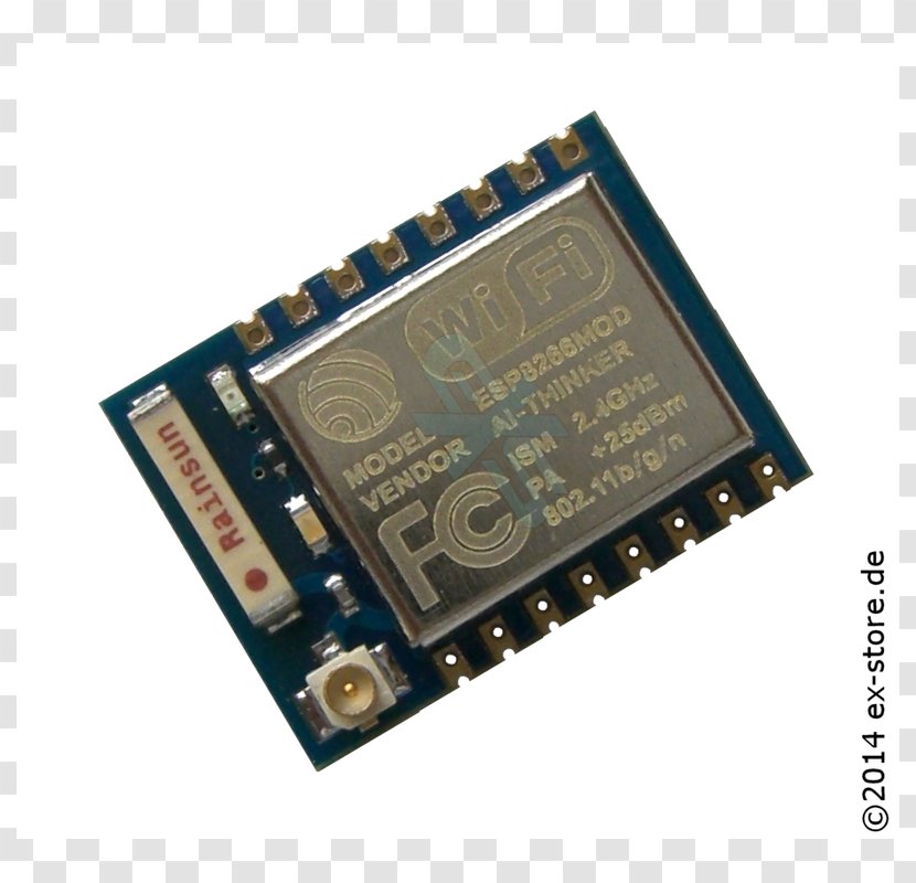 Microcontroller ESP8266 Electronic Component Electronics Arduino - Bluetooth - Wireless Transparent PNG