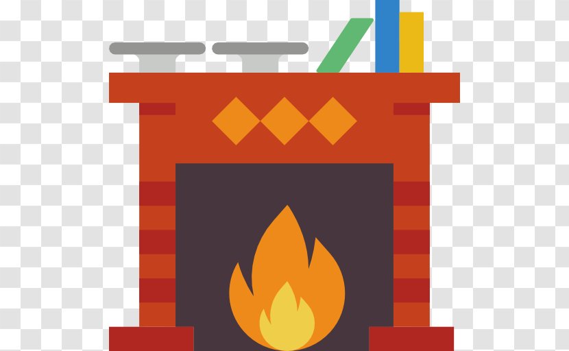 Furnace Fireplace Room Stove Icon - Text - A Transparent PNG