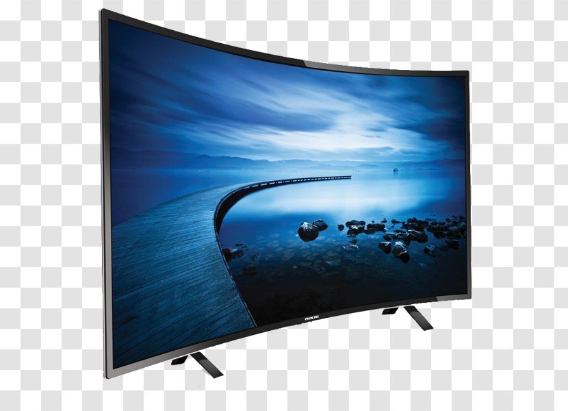 LED-backlit LCD High-definition Television Set Smart TV - Lcd Tv Transparent PNG