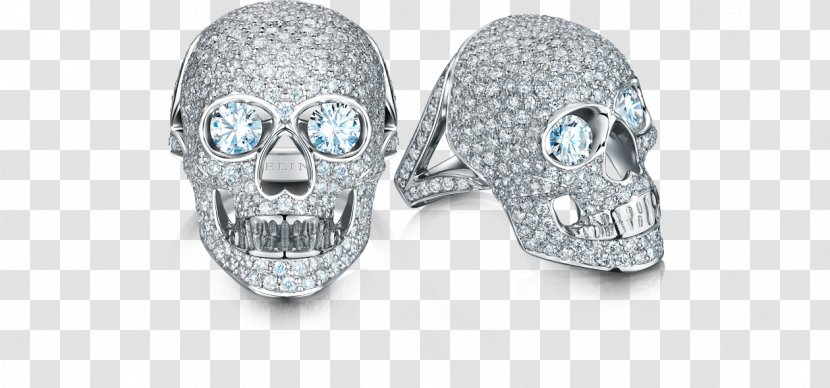 For The Love Of God Earring Diamond Skull - Jewellery - Ring Transparent PNG
