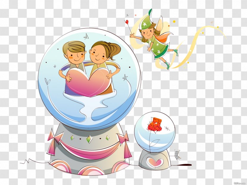 Cartoon Animation Illustration - Crystal Ball Transparent PNG