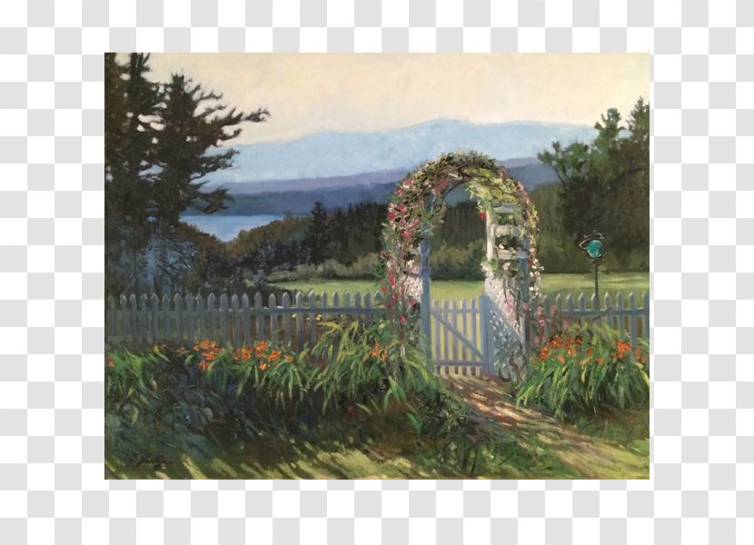Landscape Land Lot Painting Garden Arch - Flower Transparent PNG