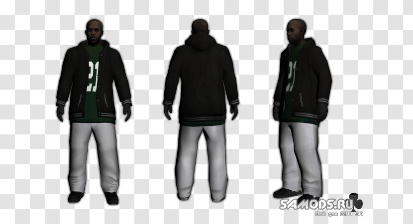 Grand Theft Auto: San Andreas Mod Multiplayer Minecraft Auto V - Sportswear Transparent PNG