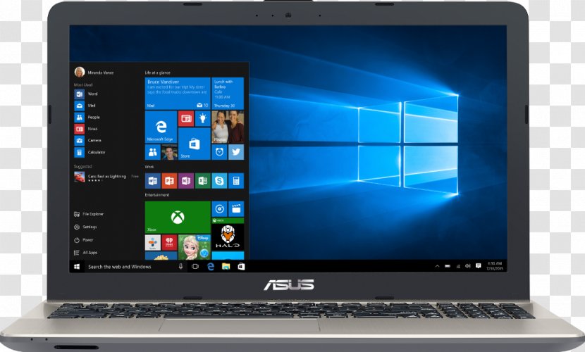 Laptop Dell Vostro Inspiron Windows 10 - Intel Core - Pentium Transparent PNG