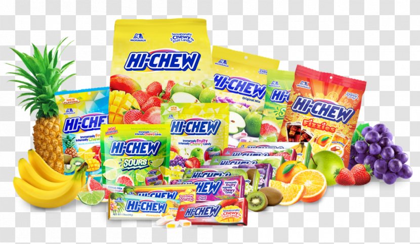Hi-Chew Chewing Gum Juice Flavor Candy - Hichew Transparent PNG