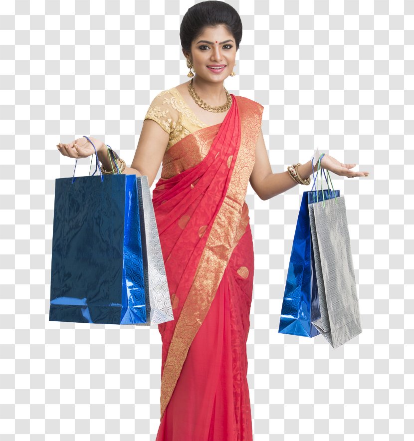 Indian Wedding Clothes Bride Sari - Silk Transparent PNG