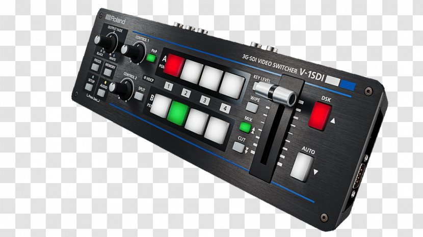 Serial Digital Interface Vision Mixer High-definition Video Audio - Technology - Roland Transparent PNG