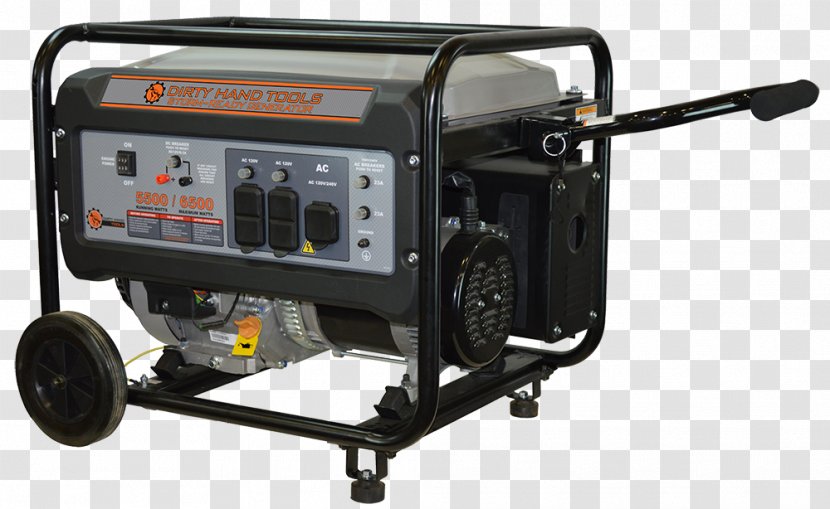 Electric Generator Hand Tool Engine-generator Electricity - Enginegenerator - Operated Tools Transparent PNG