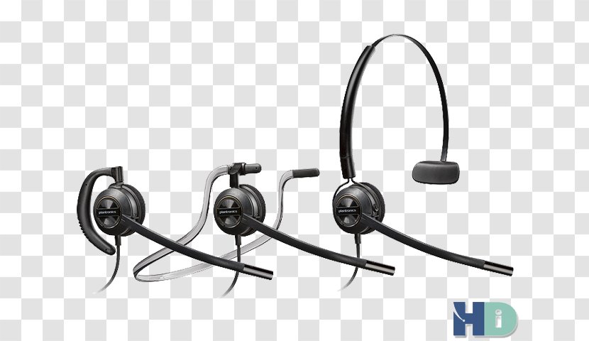 Plantronics EncorePro HW540 Headset HW710 HW301 Mobile Phones - Encorepro Hw301 - Usb Lync Transparent PNG