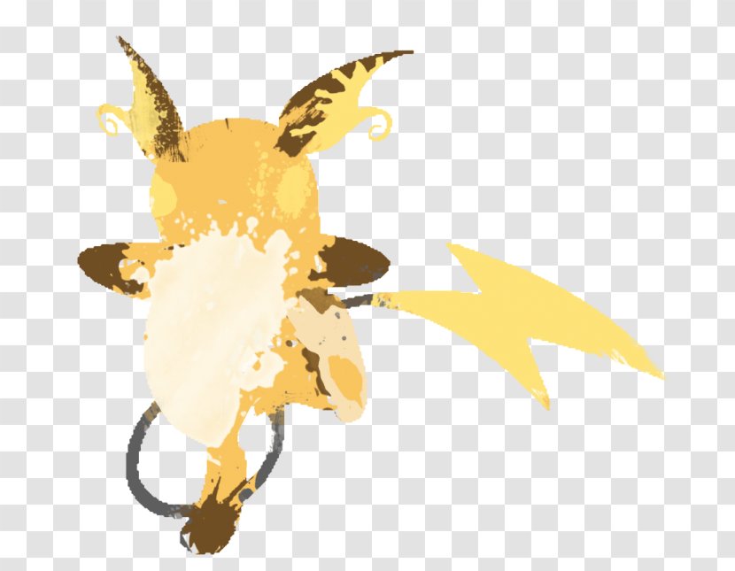 Pikachu Pokémon Raichu Painting Art - Mammal Transparent PNG