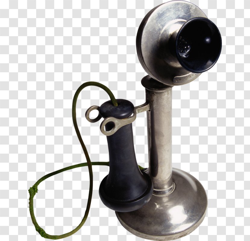 Candlestick Telephone Rotary Dial Antique Booth - Hardware Transparent PNG