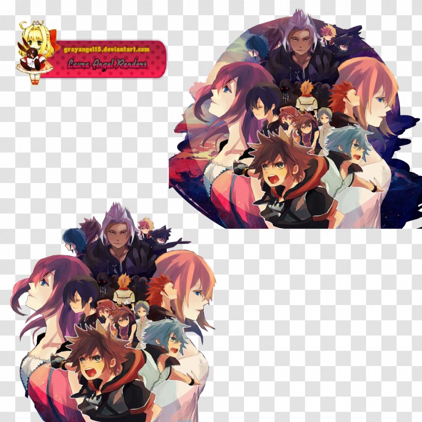 Kingdom Hearts III Birth By Sleep The World Ends With You Video Game - Watercolor - II Transparent PNG