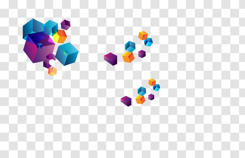 Chemical Element Square - Designer - Cube Floating Transparent PNG